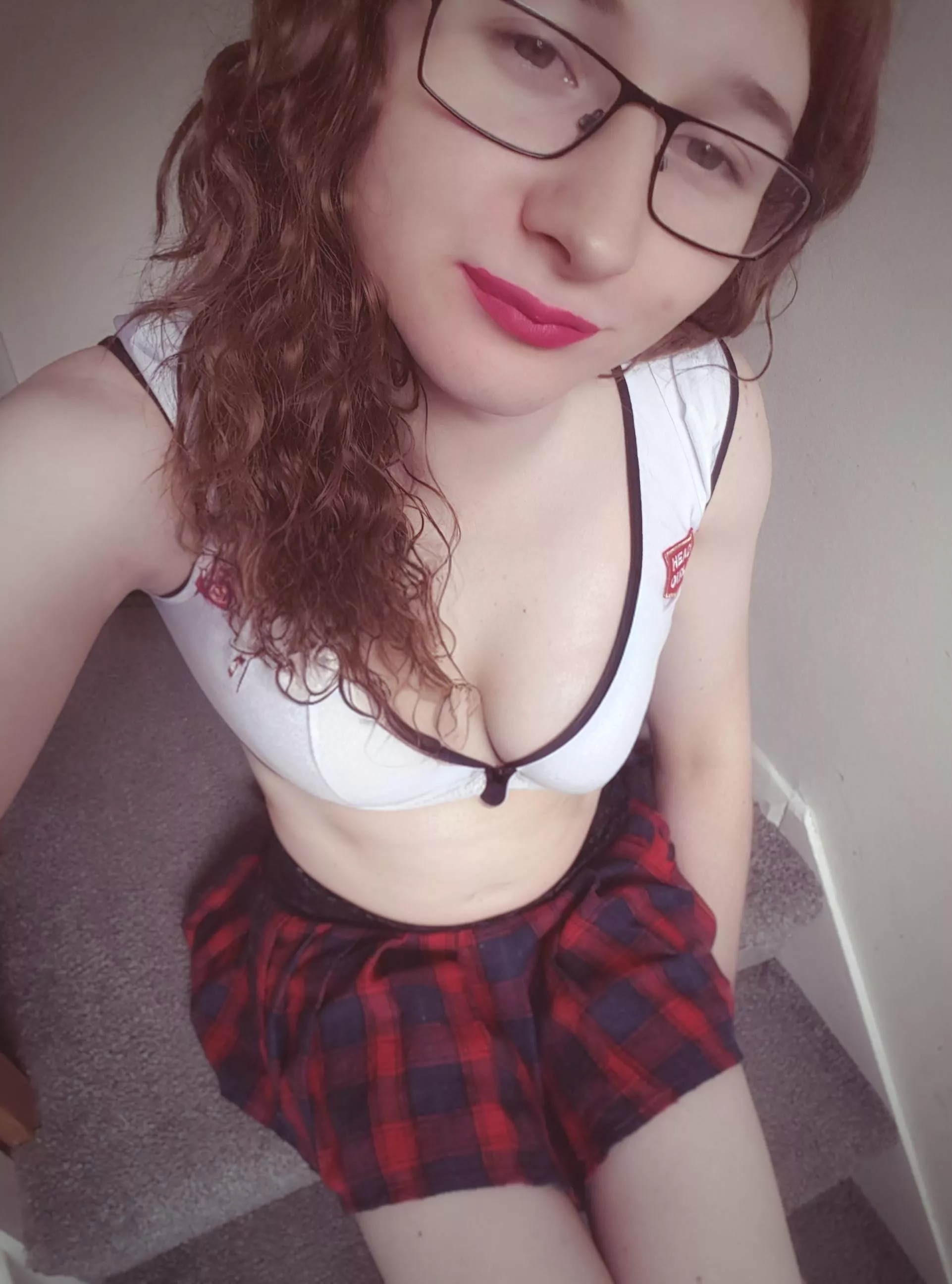 I hope my skirt isn't too short!