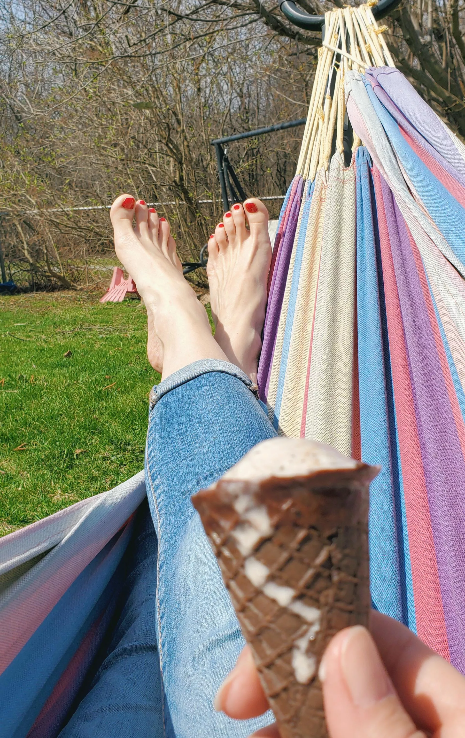 I'm having my dessert, and you should have your