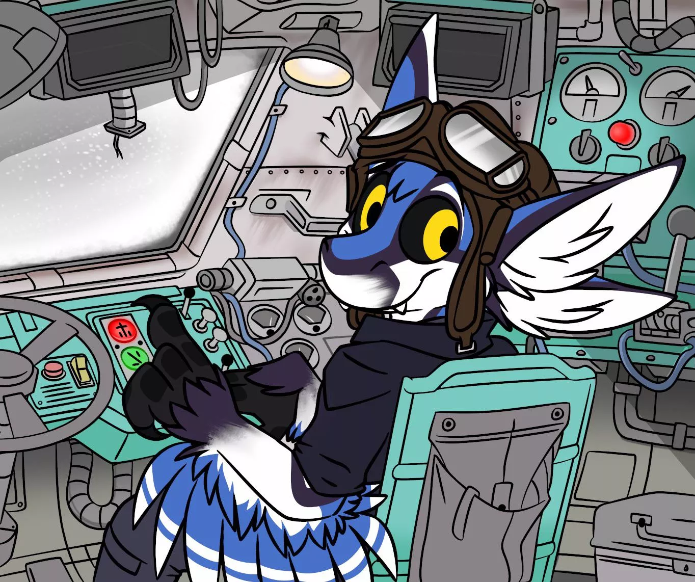 I'm up in space, man! (Comm for AltairAvali by me)