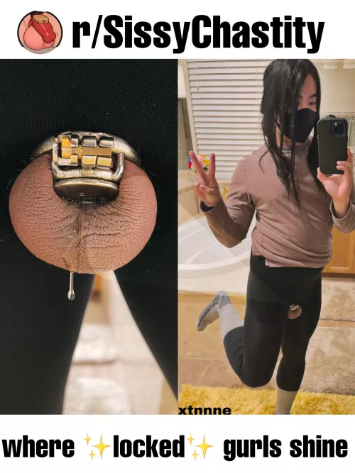 It took me YEARS to fit a flat & learn how to sissygasm, but it CAN be done ❤️