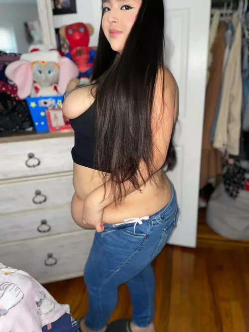 Jeans won’t button anymore 😮‍💨