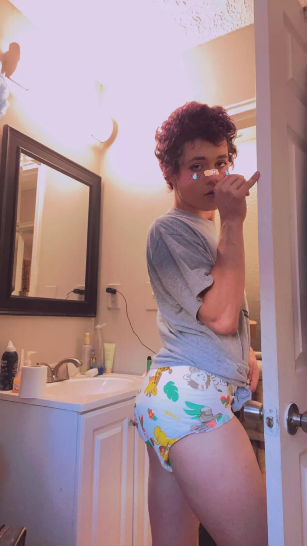 Just a shy spooky baby