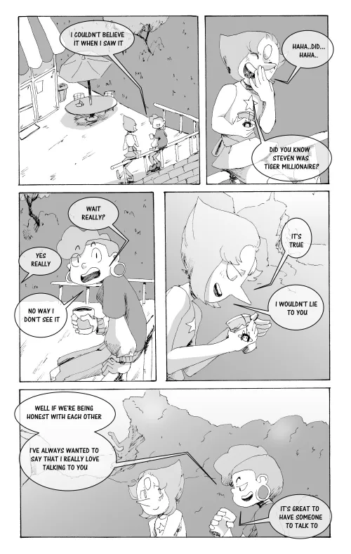 [Mimic Teixeira] Pearl x Lars (The only wholesome SU comic I could find that isn't underage)