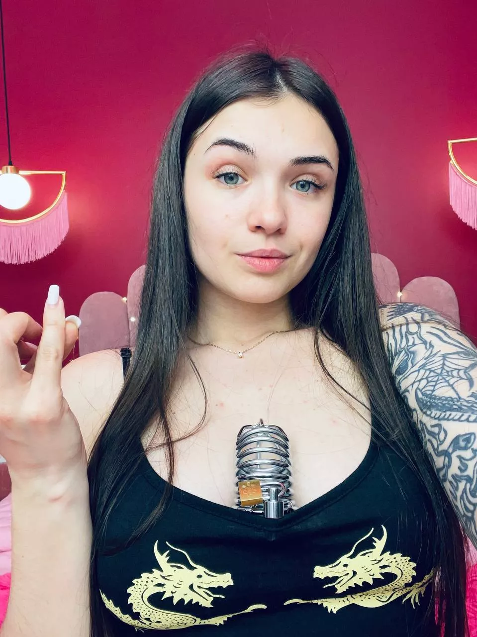 Put your pussy clit in cage and be ready i make from you a real sexy lady ?