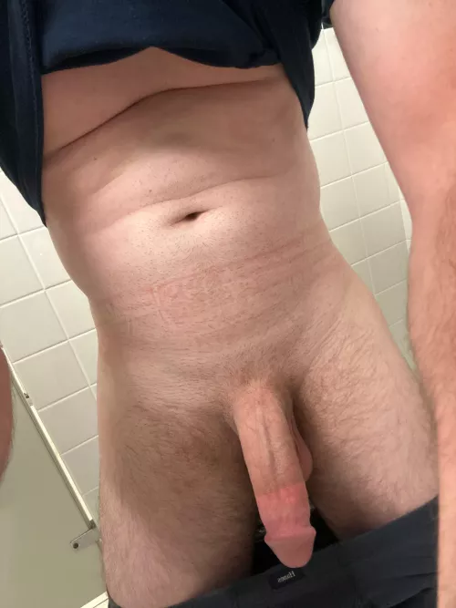 Quick selfie at work.