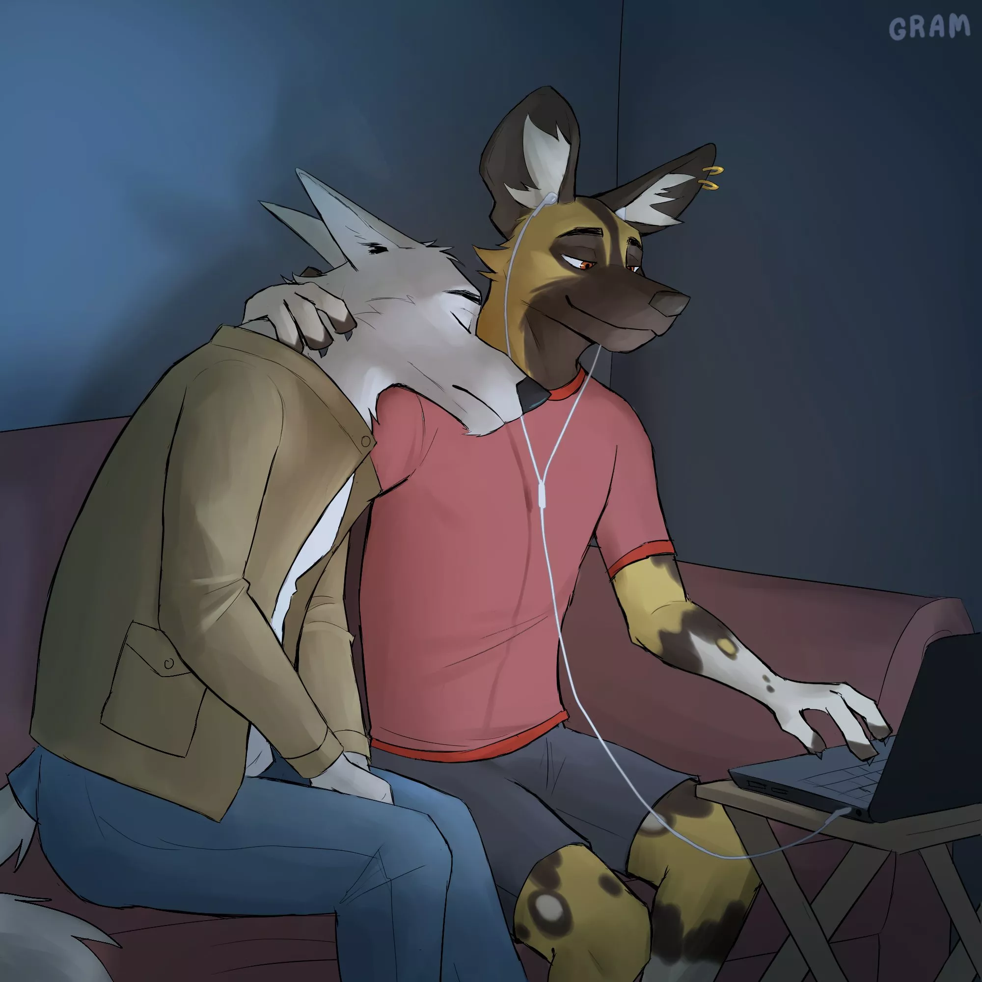 Staying Over [grambledeggs]