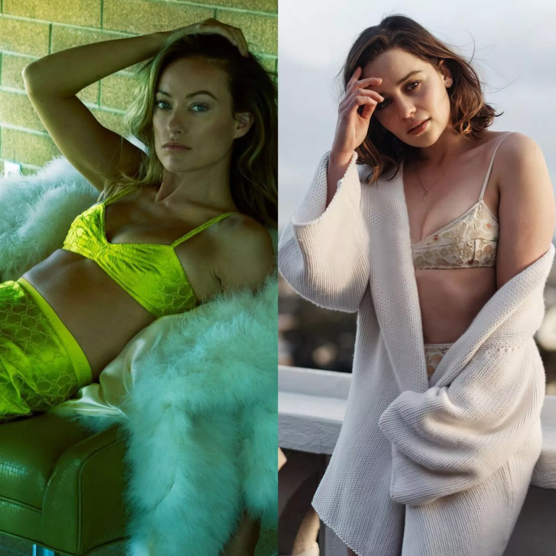 Super horny for Olivia Wilde and Emilia Clarke, and could really use some help from a bud for them