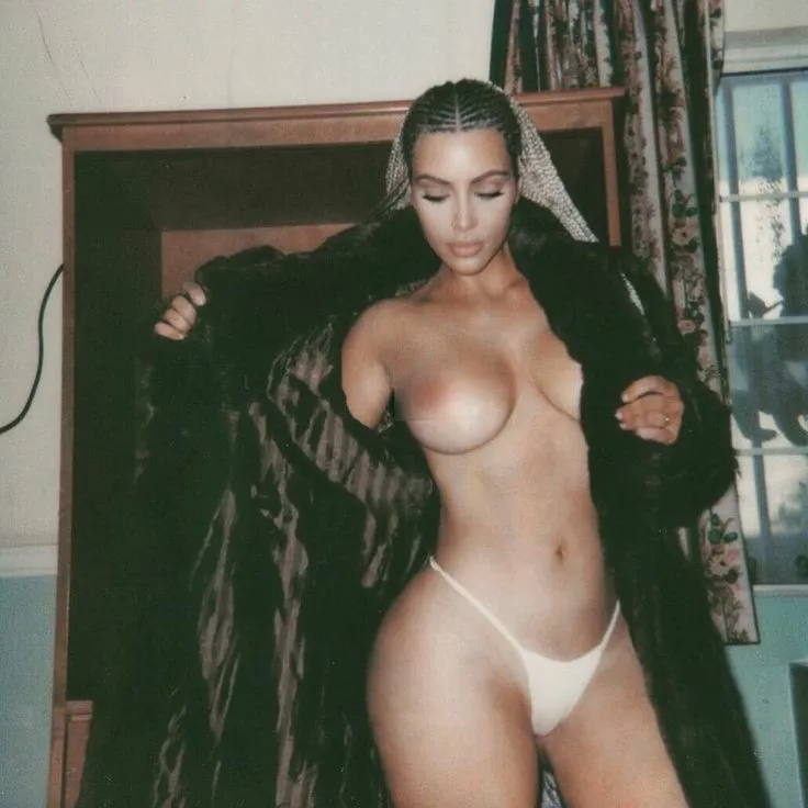 Topless Kim K