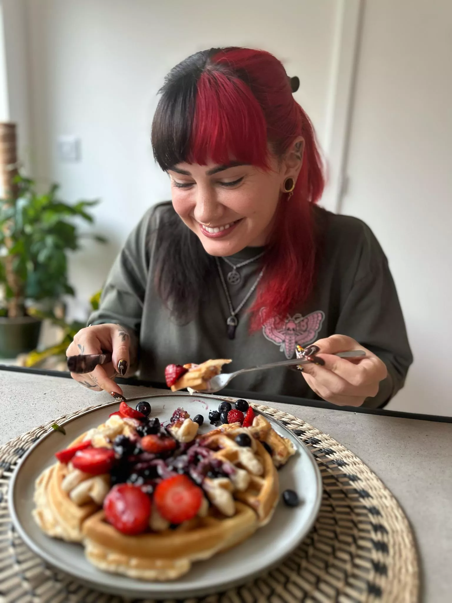 Waffles make me happy 🥹
