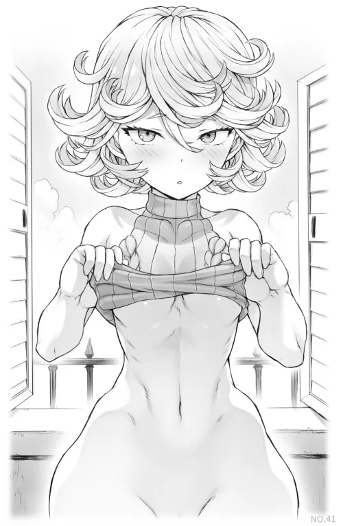 Wanna see what’s under Tatsumaki’s sweater? [One-Punch Man] (Mogudan)