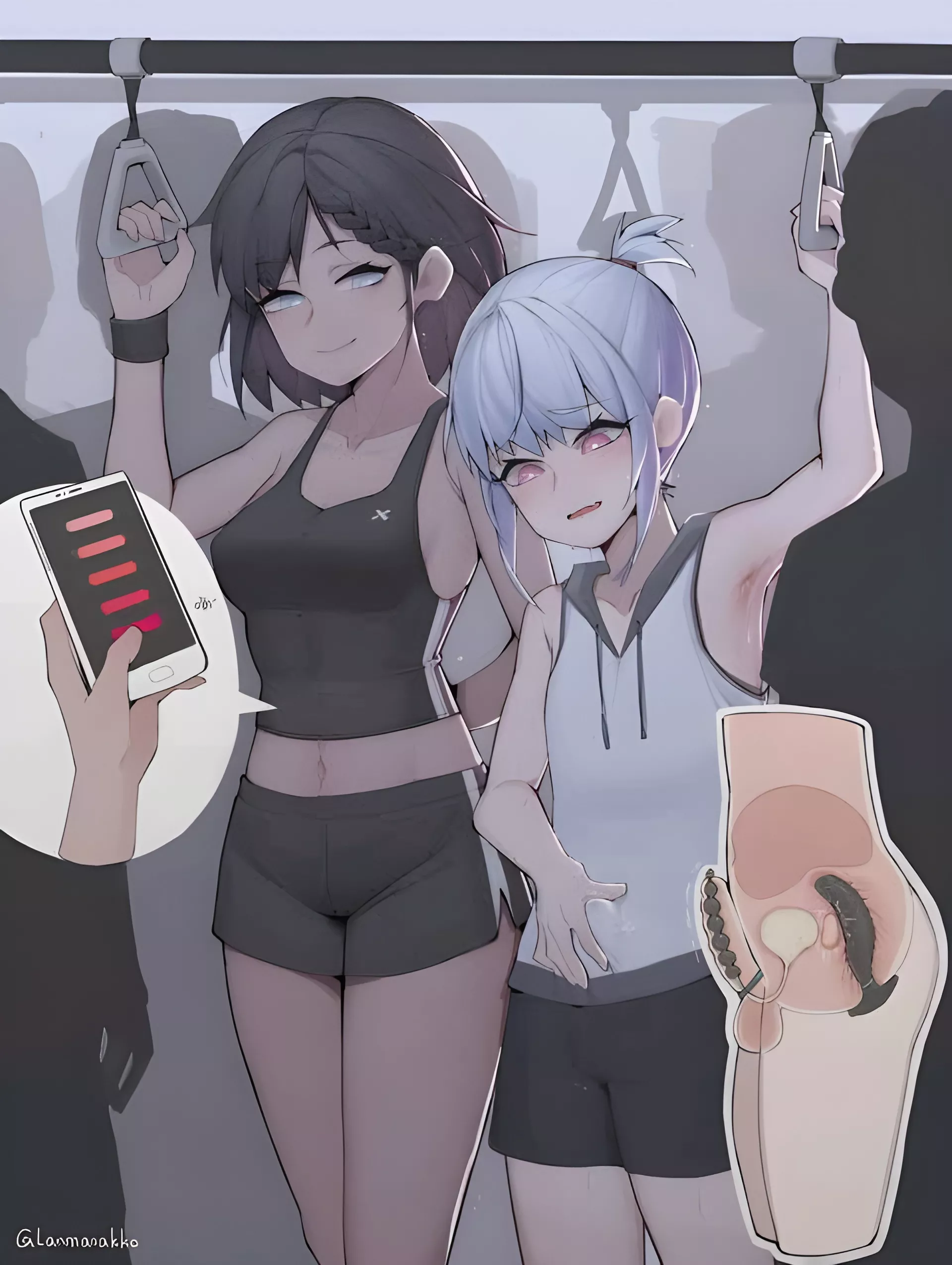 w-wait you said you wont be doing this in public~! (蓝猫Akko)