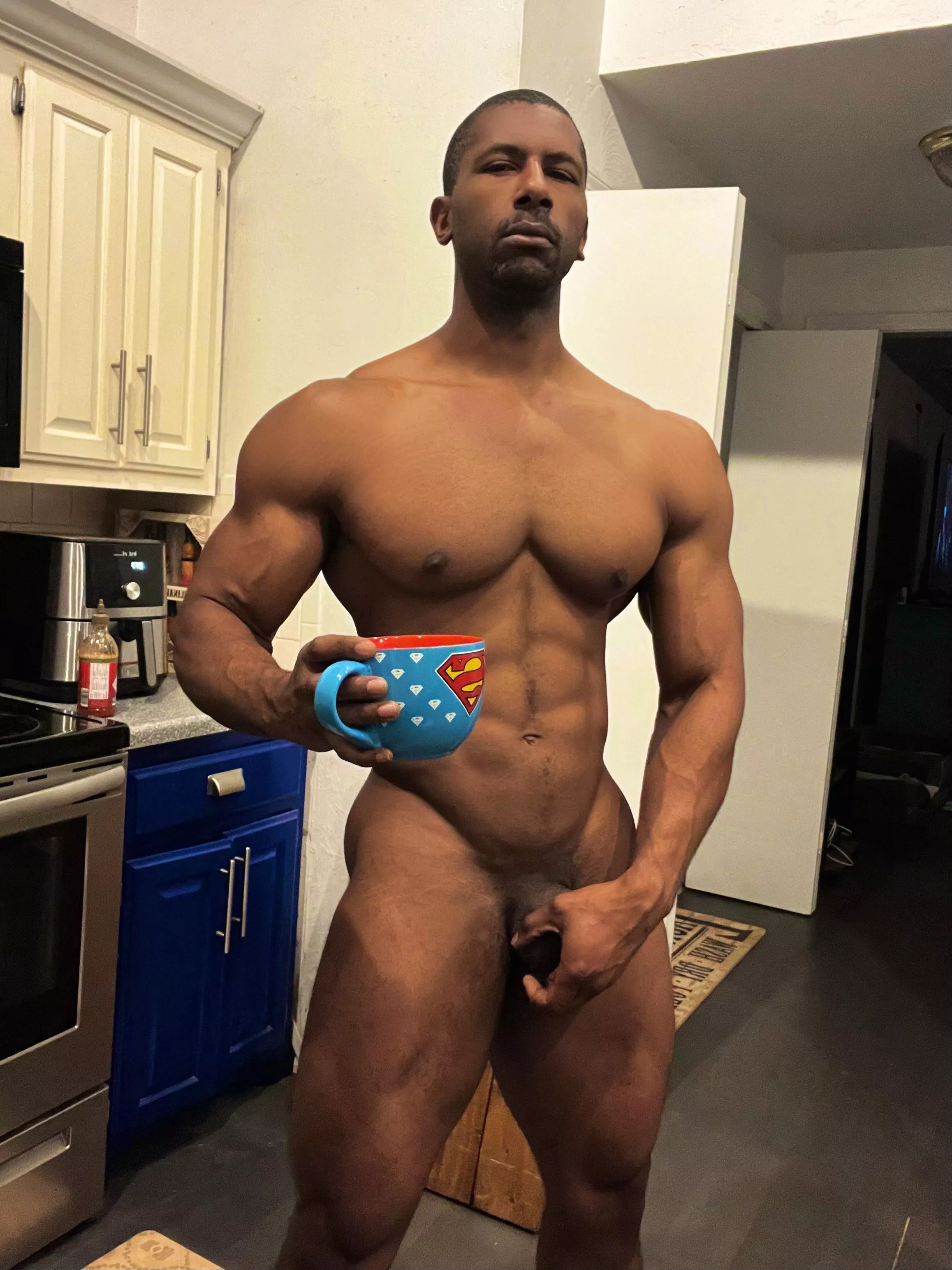 [31] I literally just woke up, lookin and feelin like a chiseled d-bag these days