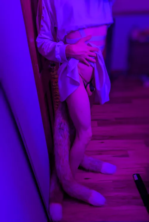 A cuddly night with this extra long tail.