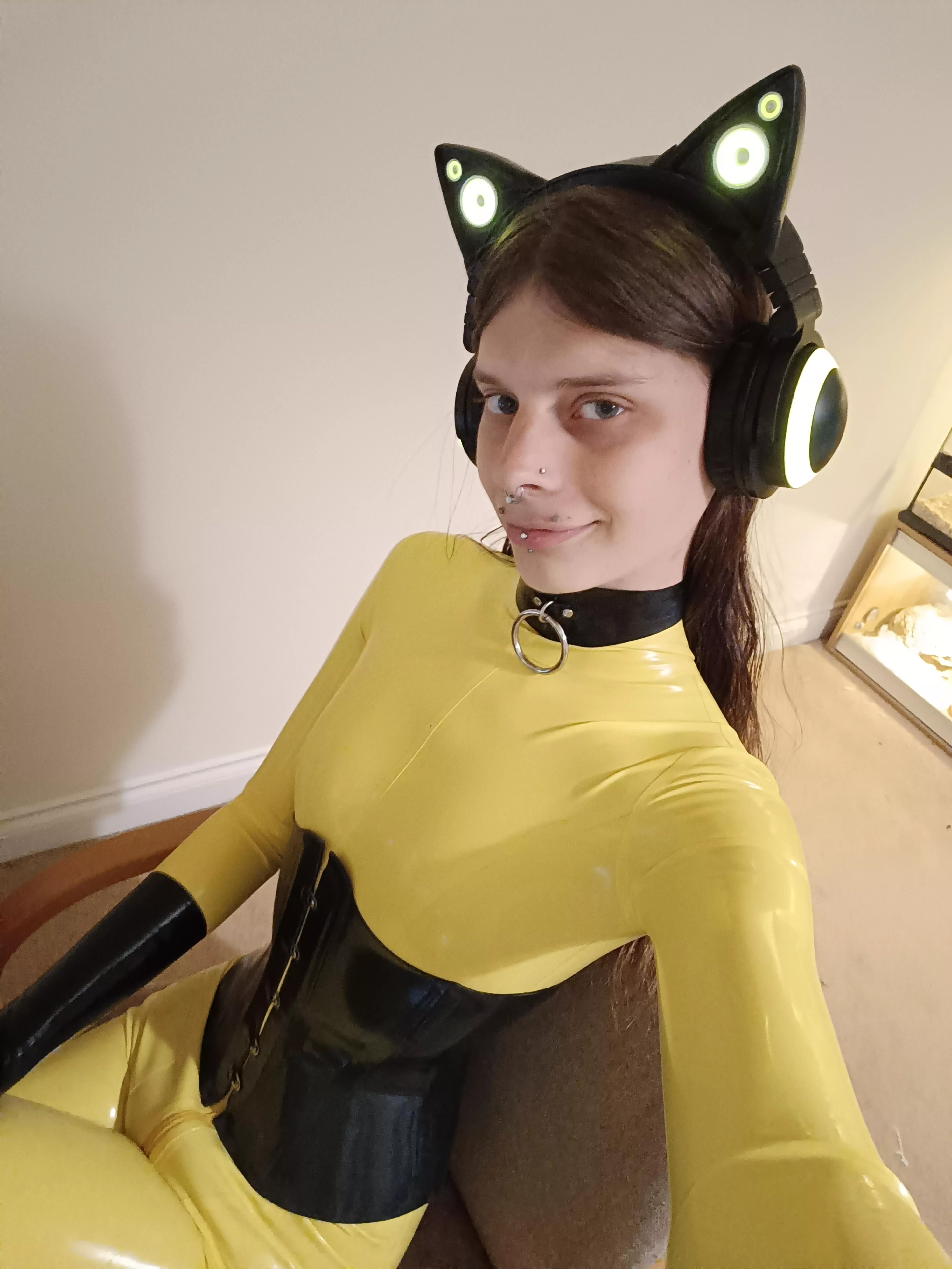 Always smiling when I'm in latex!