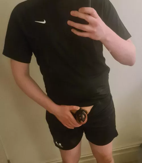 Back from the gym... hope no one noticed 🔐