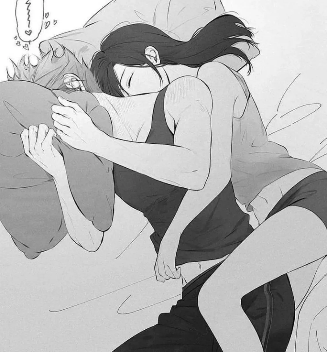 Being a big spoon as a gentle Domme feels amazing