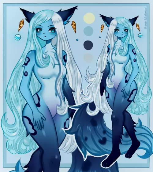 Blue Ice - Adopt Open! (Art by me)