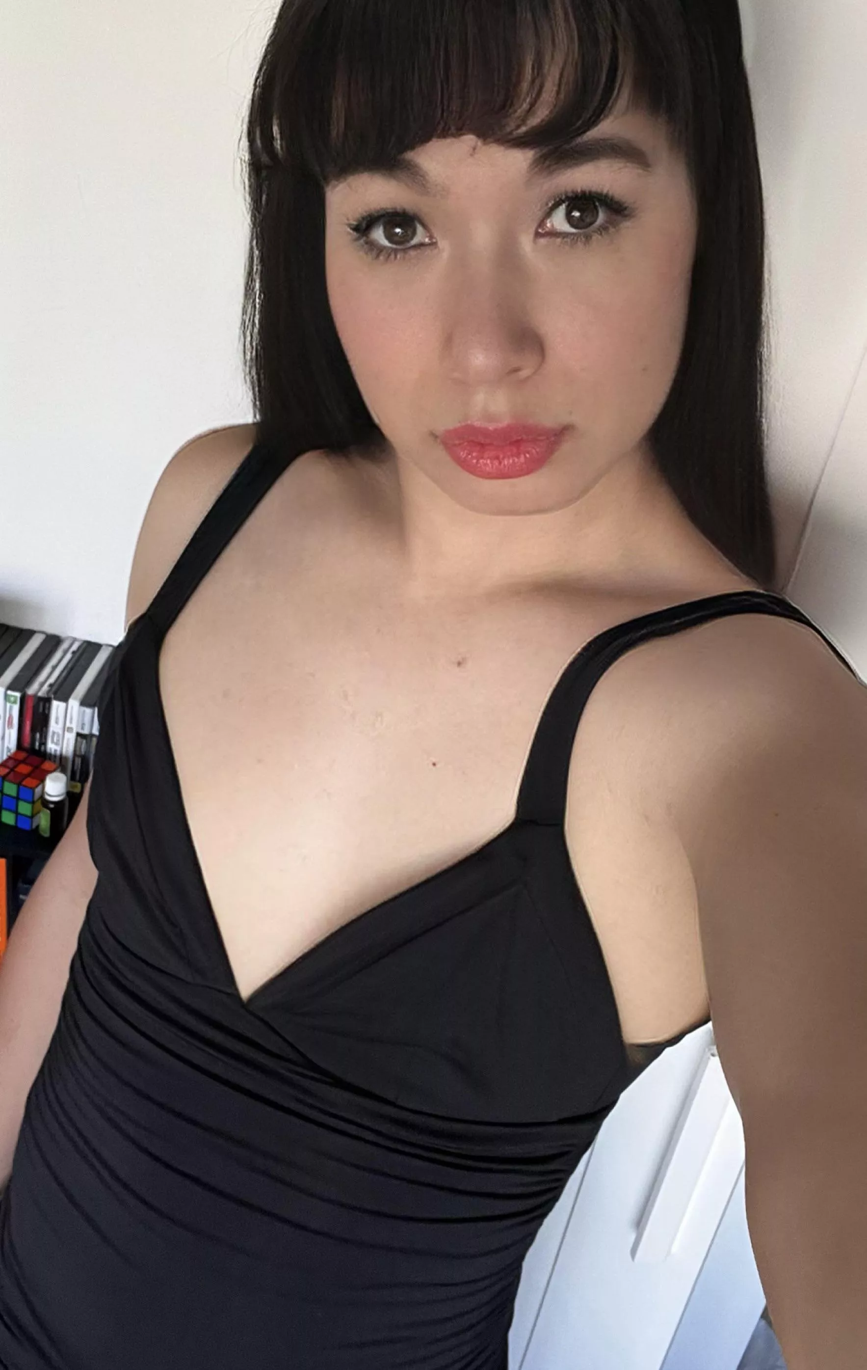 Catch me in my little black dress