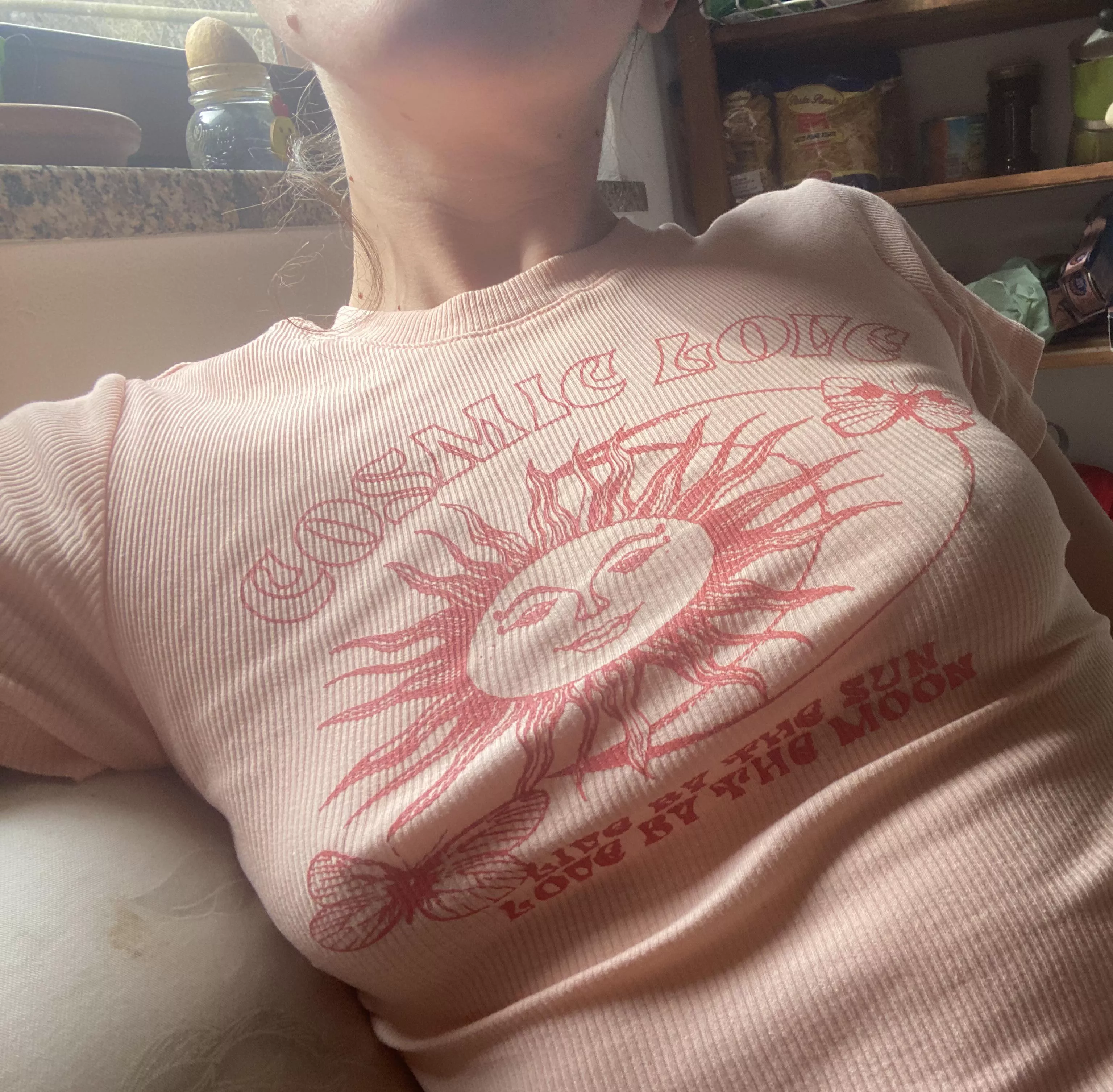 Cosmic girl and pasta