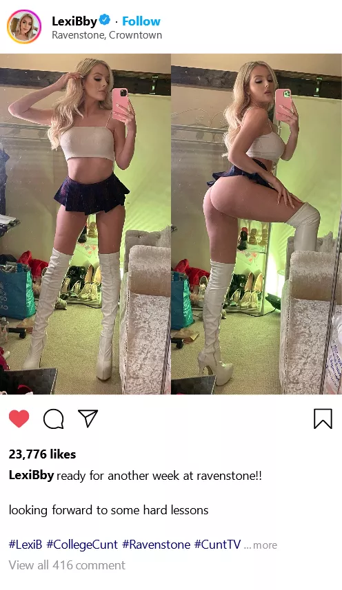 (cuntagram) @LexiBby - how lucky are my professors???