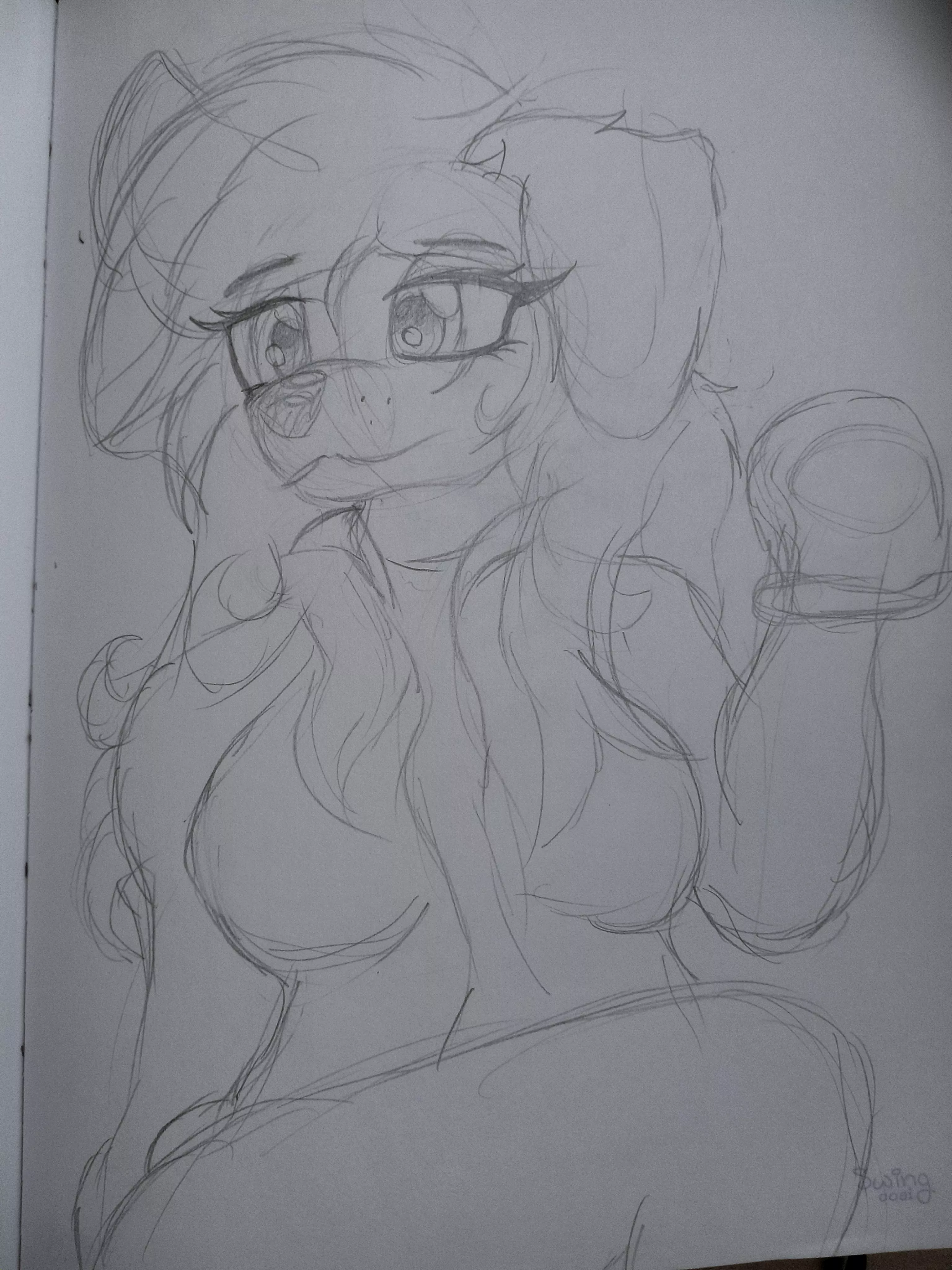 Does anyone else make sketches but don't ever end up finishing them? I do that a lot.