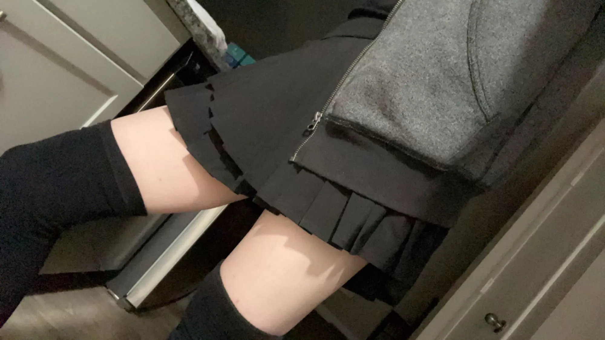 Finally got a skirt! Felt so free and cute last weekend.