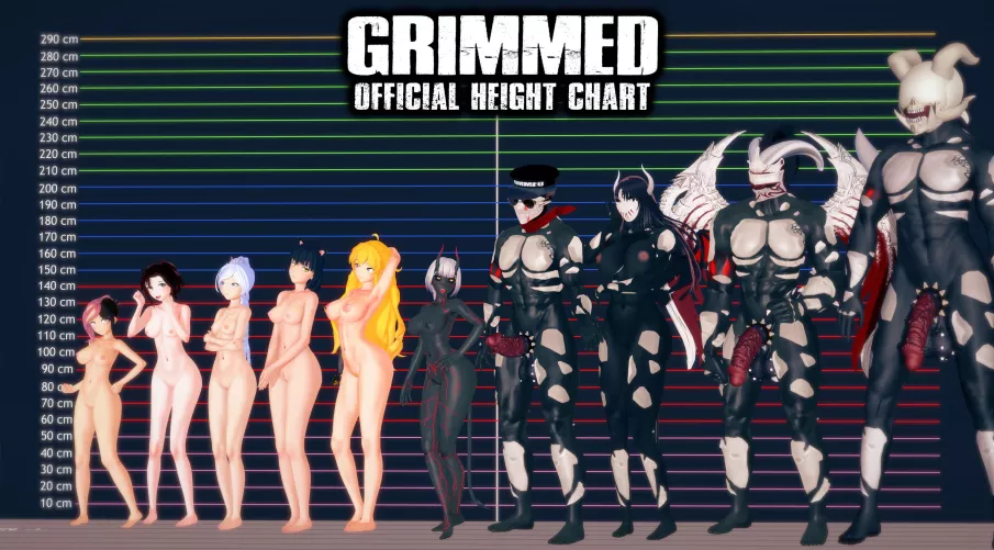 GRIMMED: Official Height Chart (Arrancon)