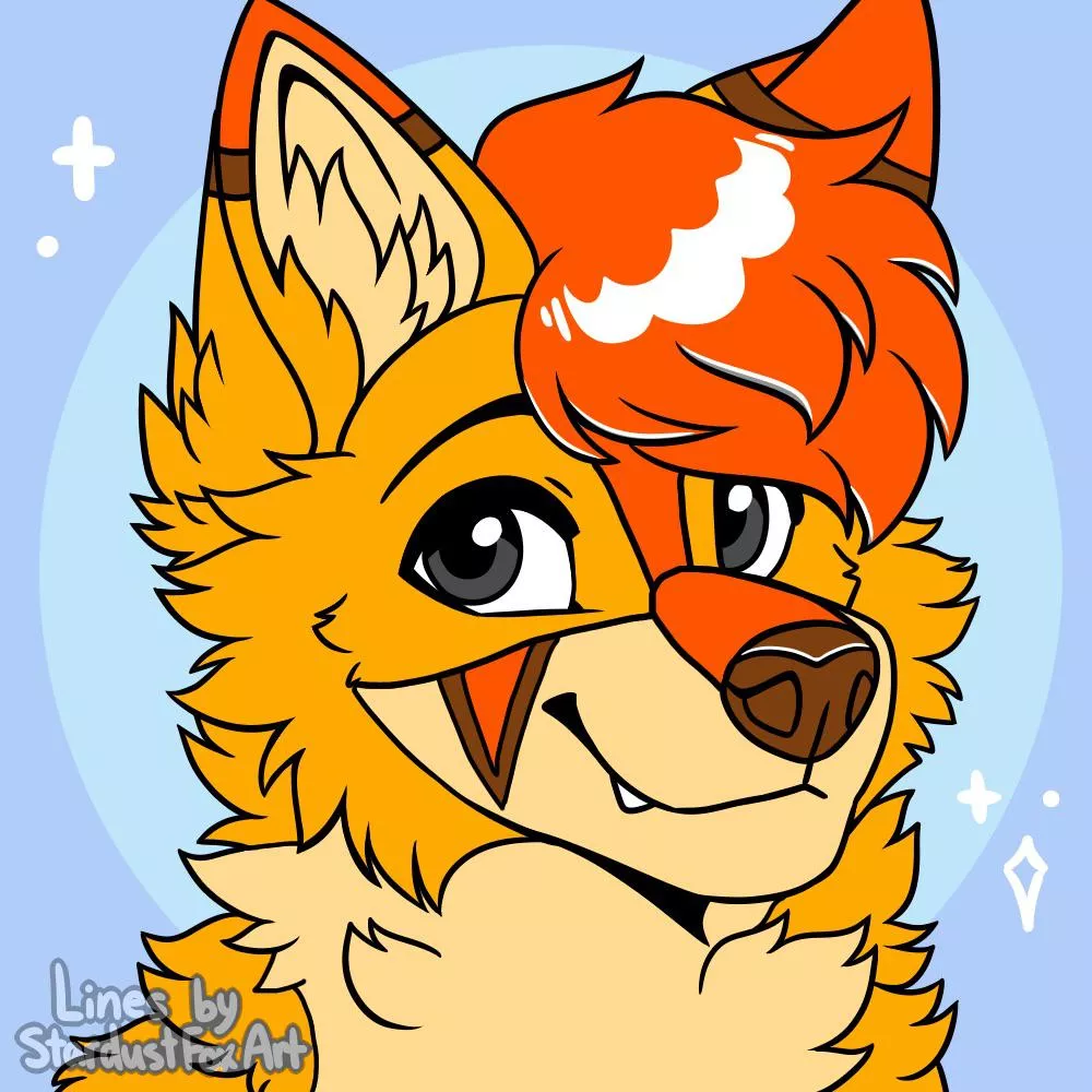 Have a good week floofs!🐾 (Base by Stardust Fox Art)