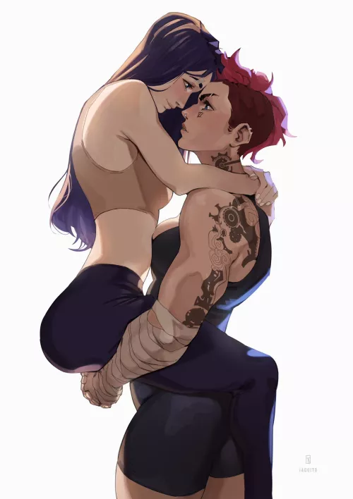 Holding the bae (By @iago_fnt) [League of Legends]