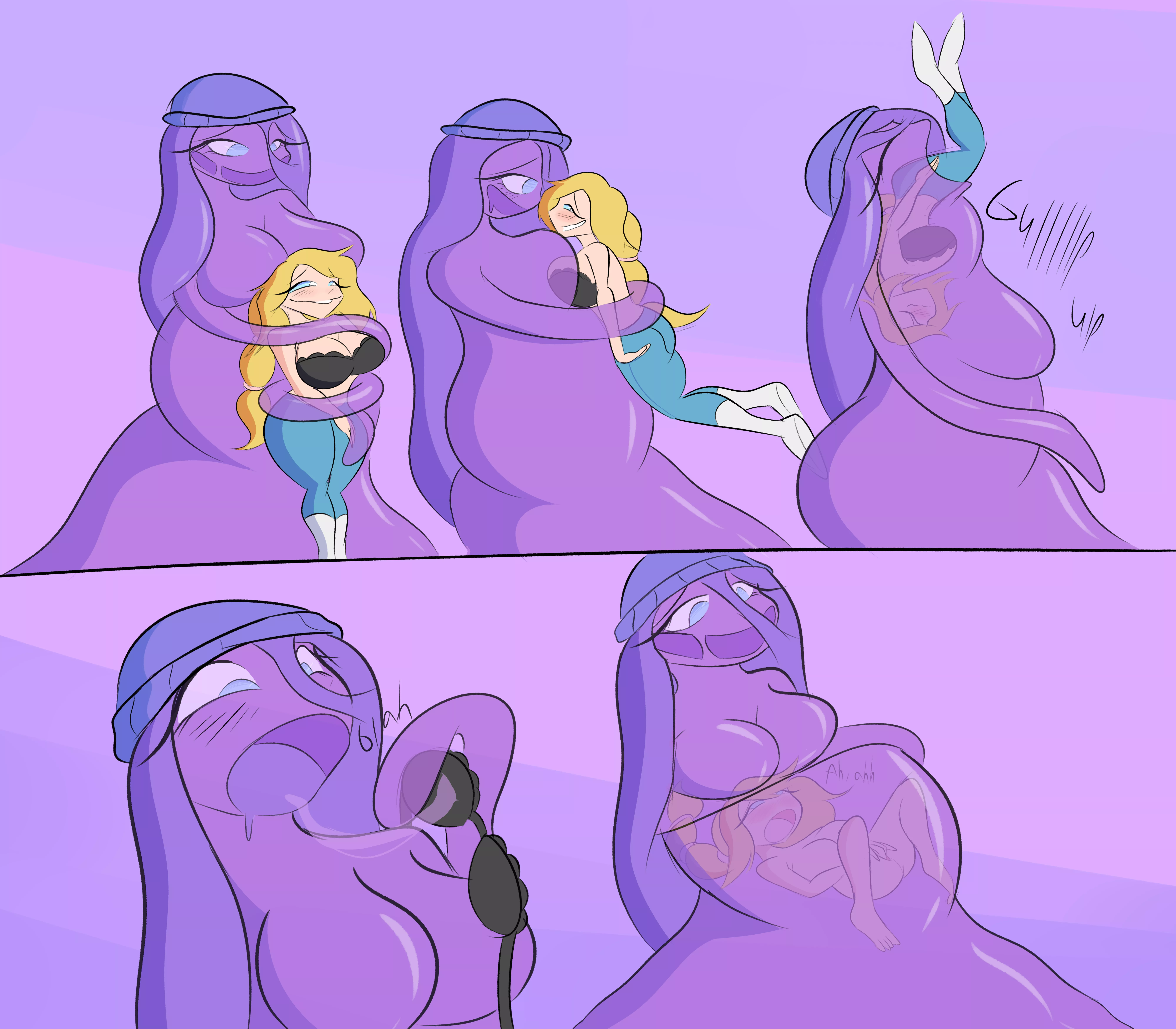 {Image} Swallowed by epic slime gf (Art by JackMunchy)