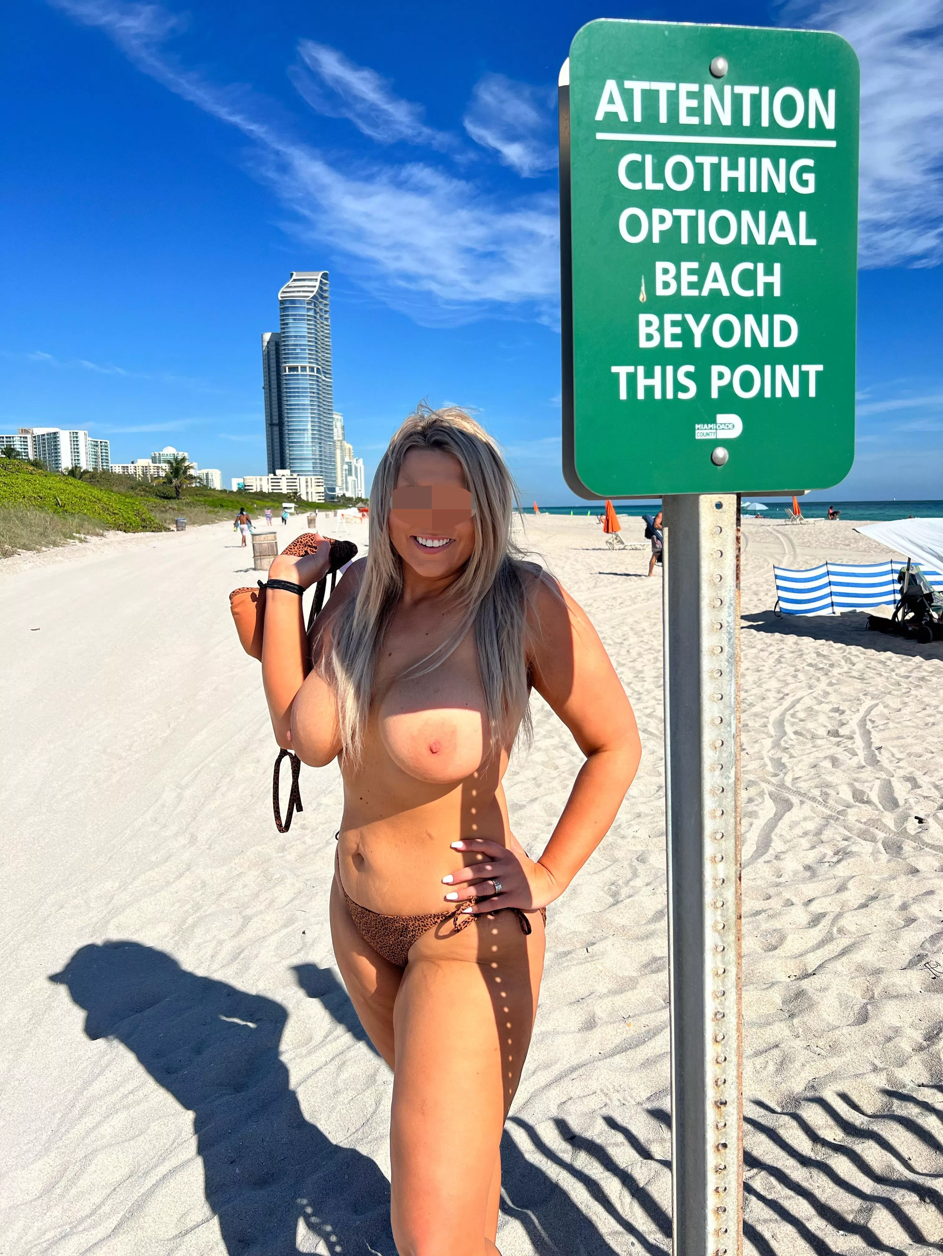 Let’s head to the nude beach..I need you to rub some lotion on me!