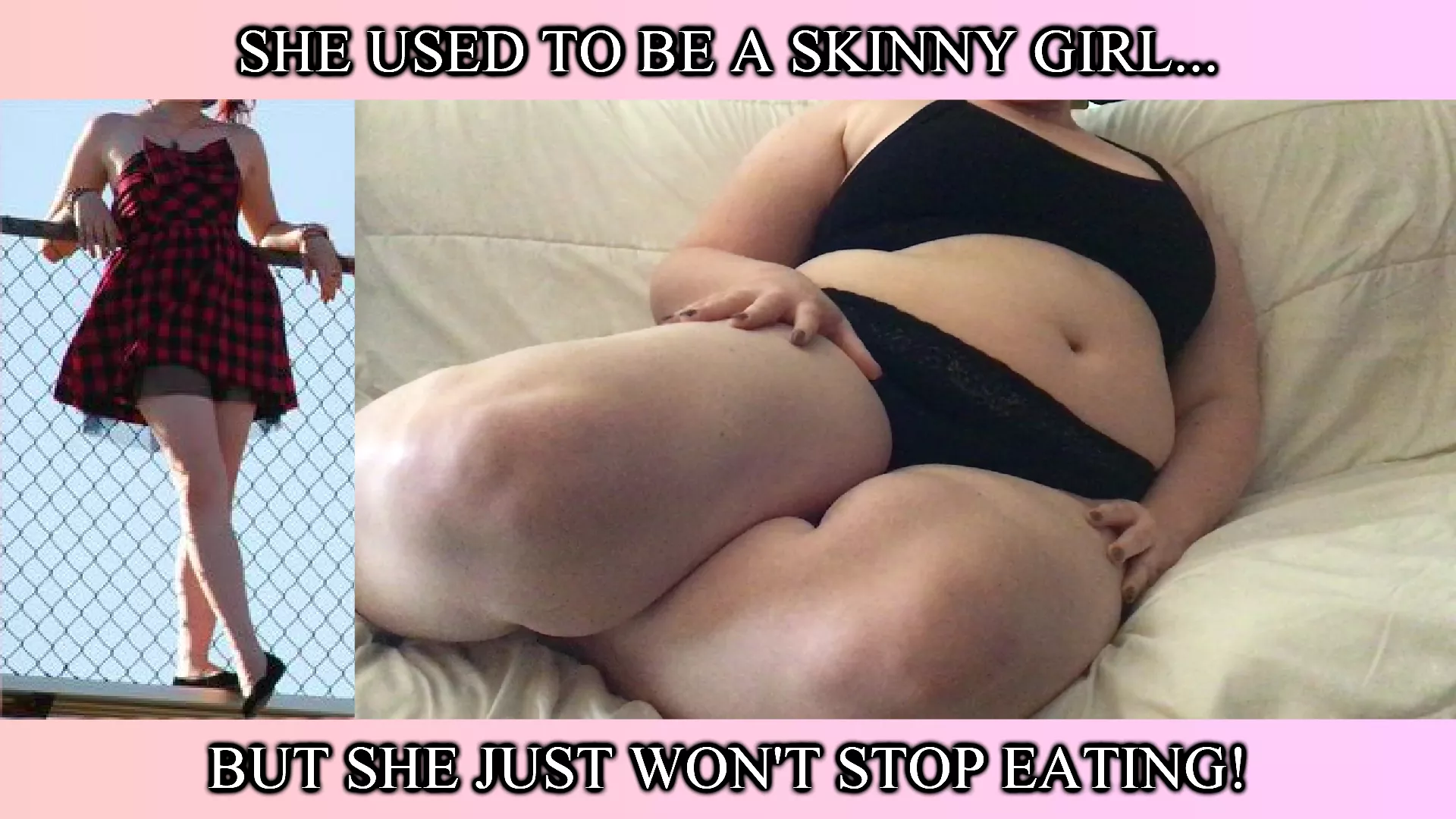 Look what I did to her 🐷 she's huge now!