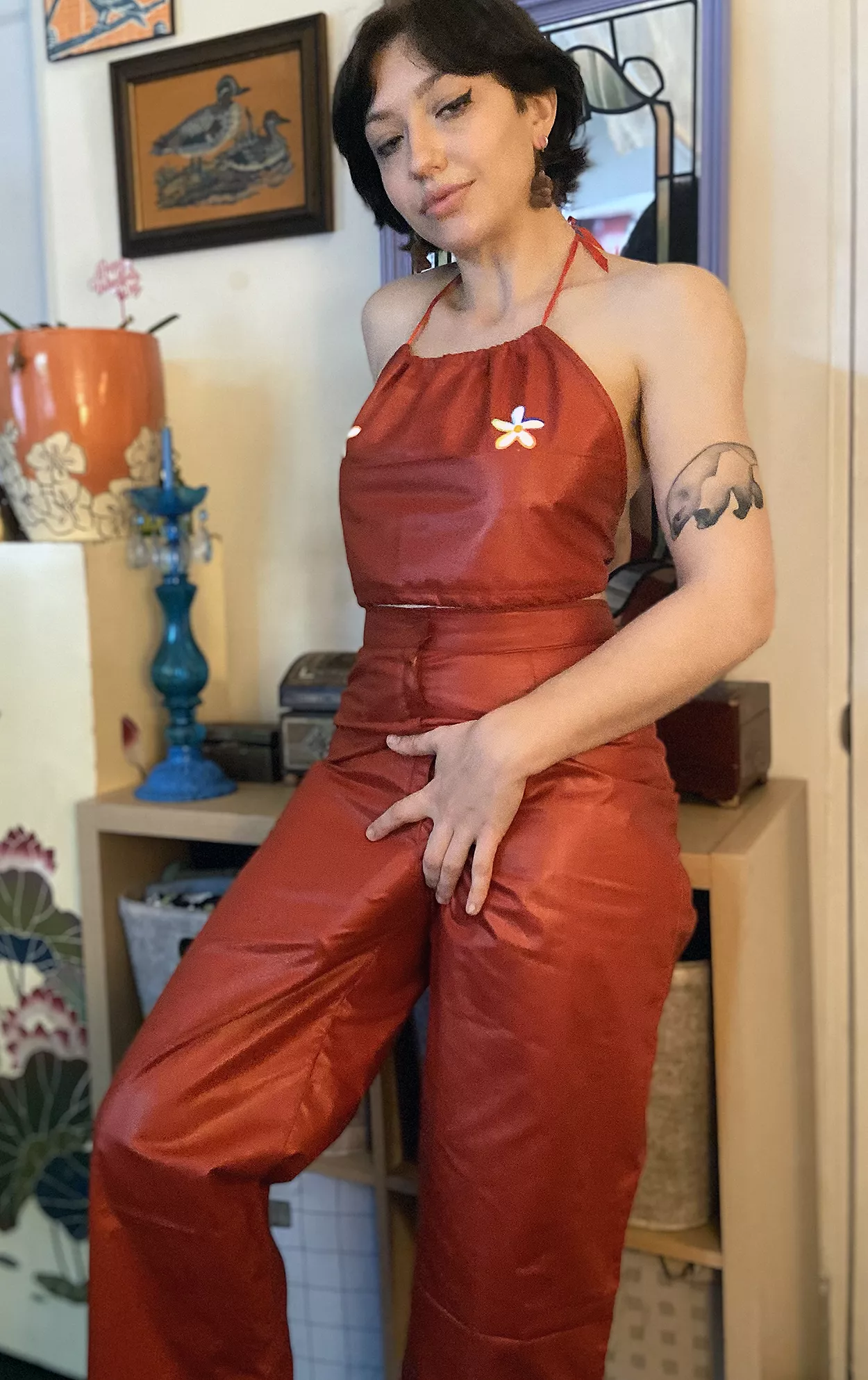 made this little outfit over the weekend 💓