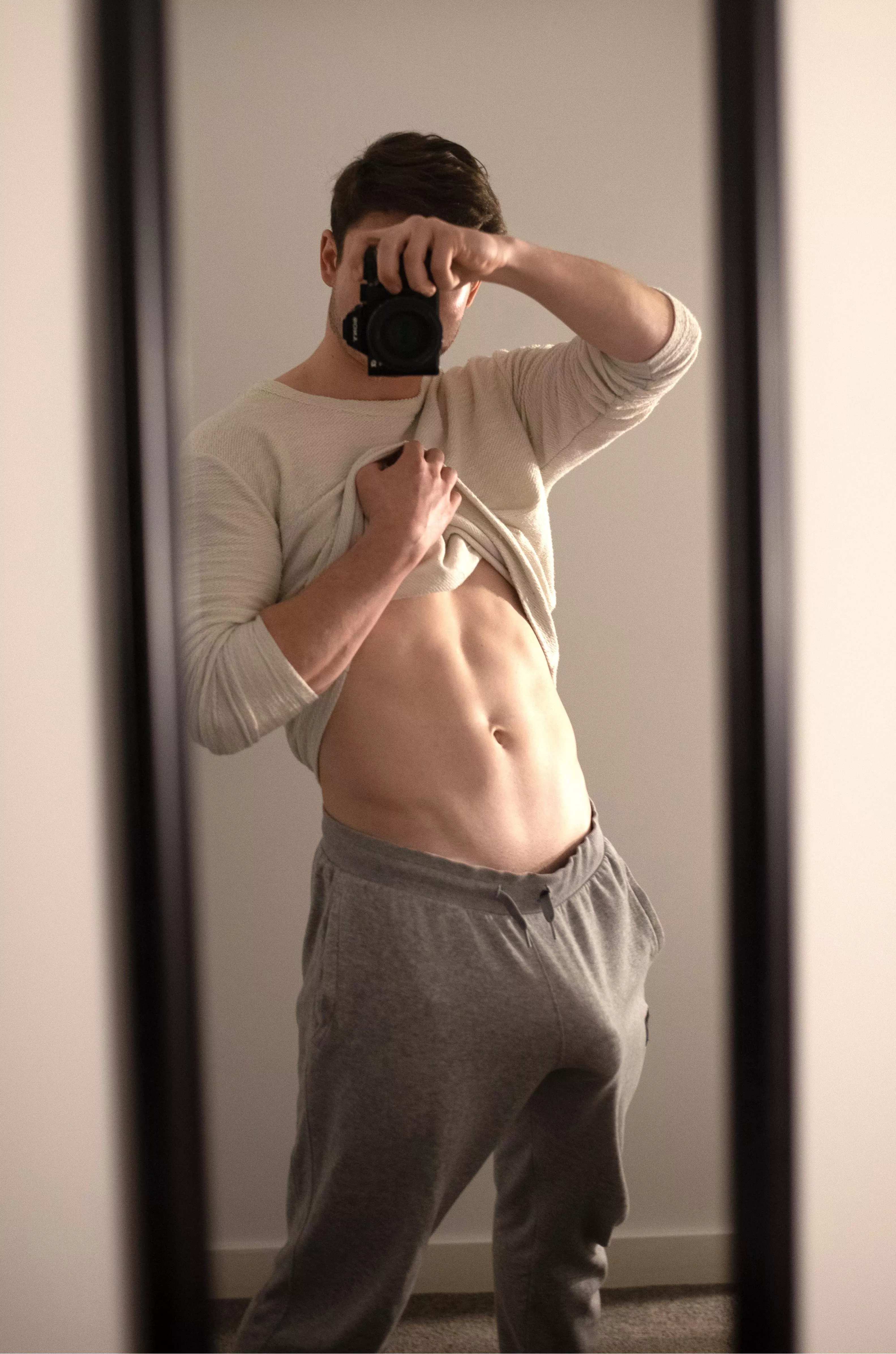 My BWC head bursting at the seams of my sweatpants