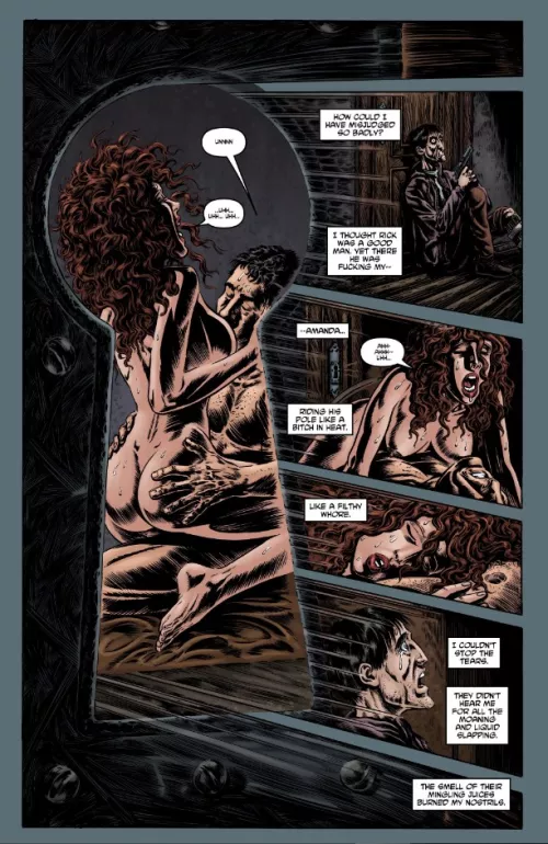 Peeping on Amanda and Rick [Crossed: Psychopath #2]