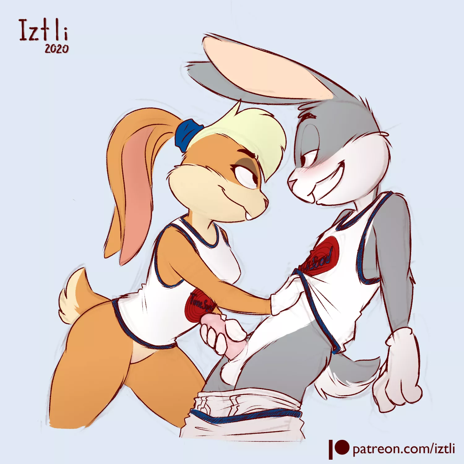 Sparks fly between Lola and Bugs [MF] (Iztli)