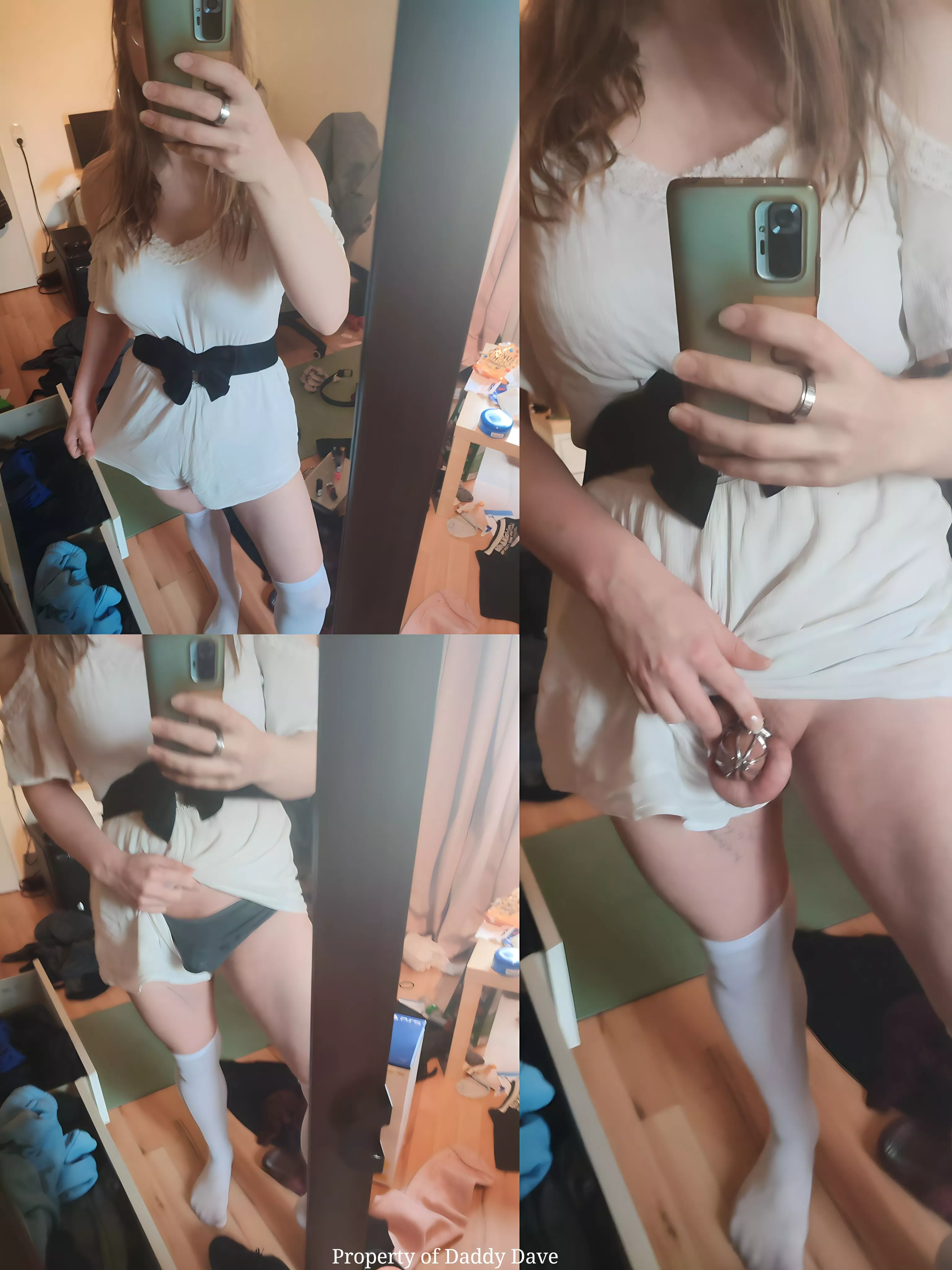 That is a lovely dress on you my sweet sissy Frieda 😏