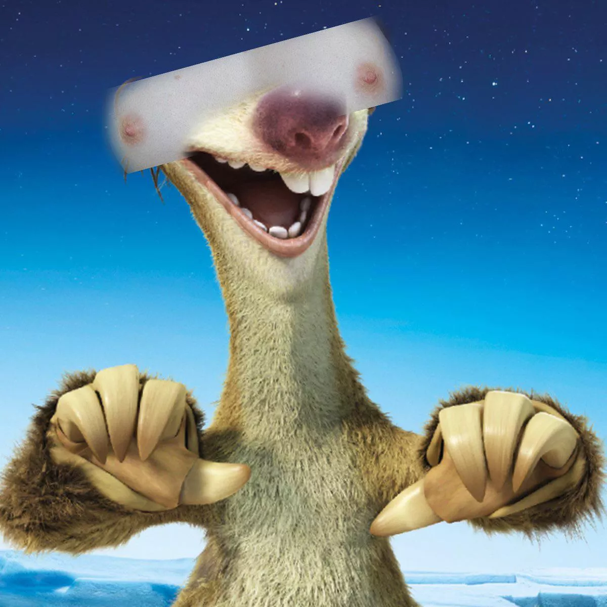 Tweeted a pic of my boobs and got this edit in response