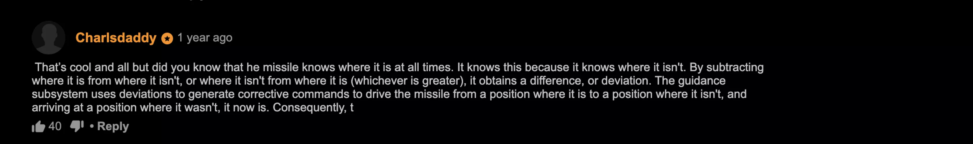 what about missiles?