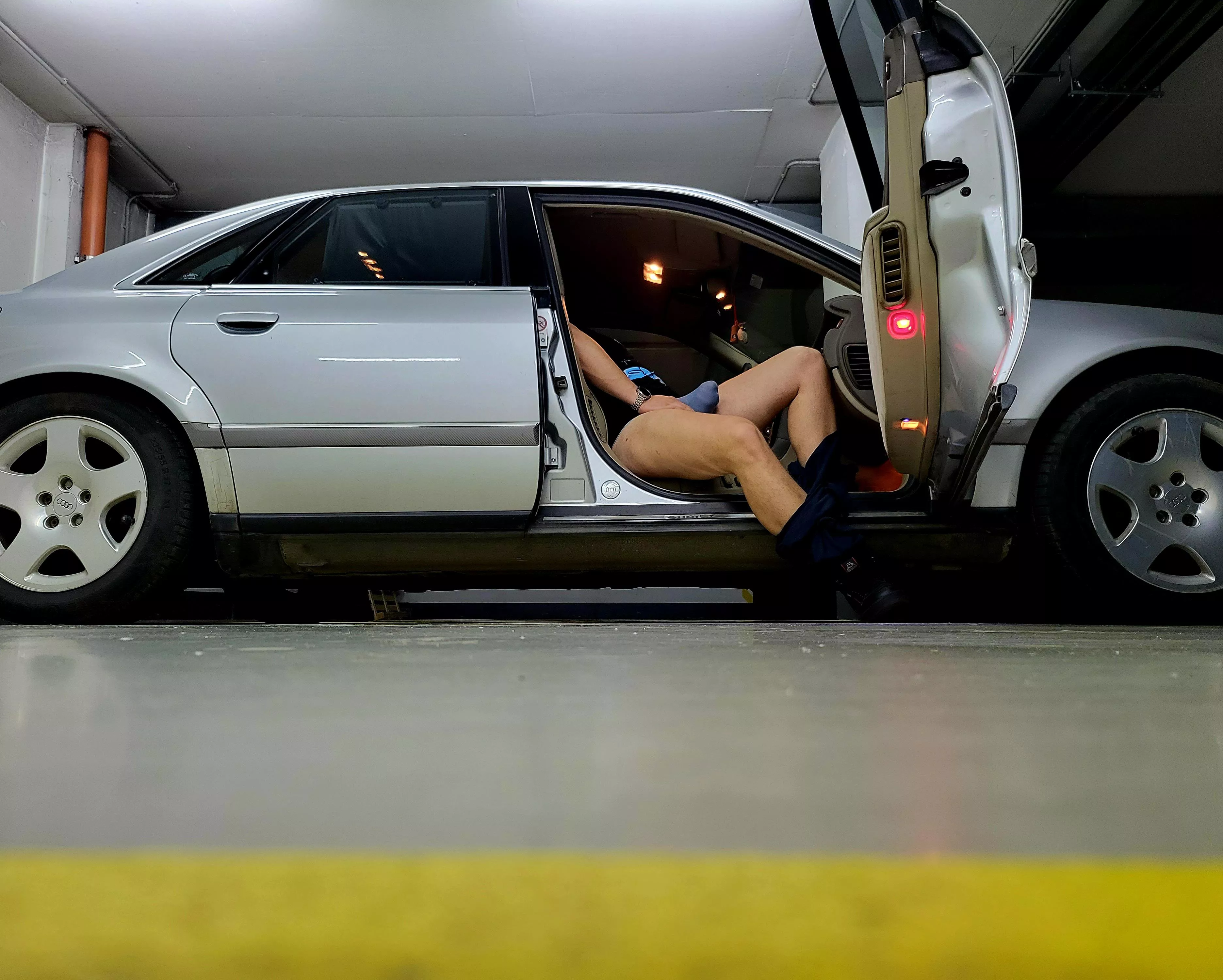 What to do if someone caught me in the parking?