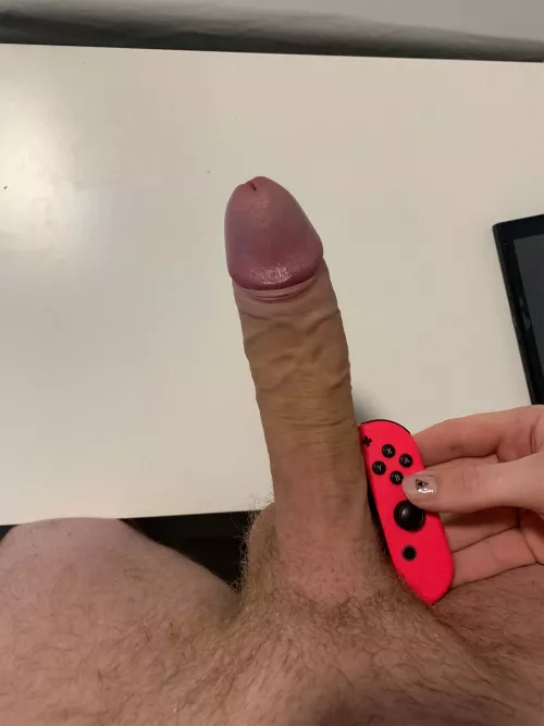 why don't you google the height of a joycon them cum back to me ;)