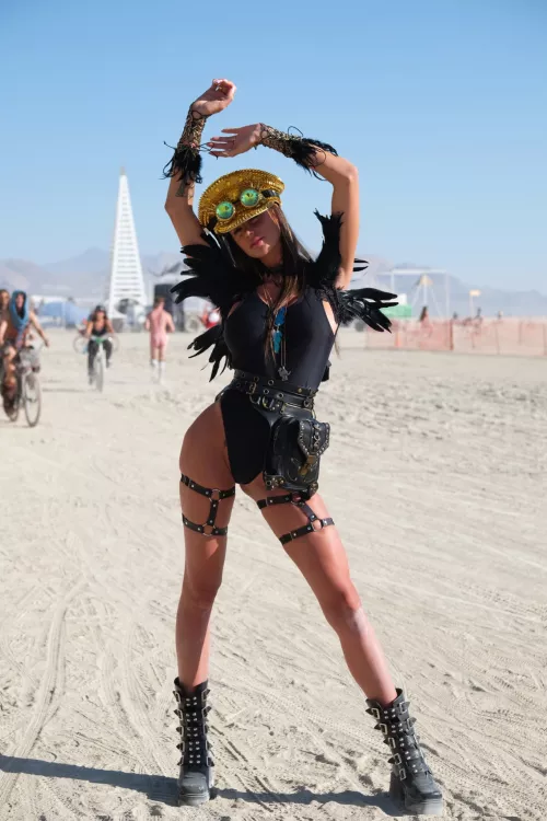 With 5'11 I was one of the tallest girls at Burning Man