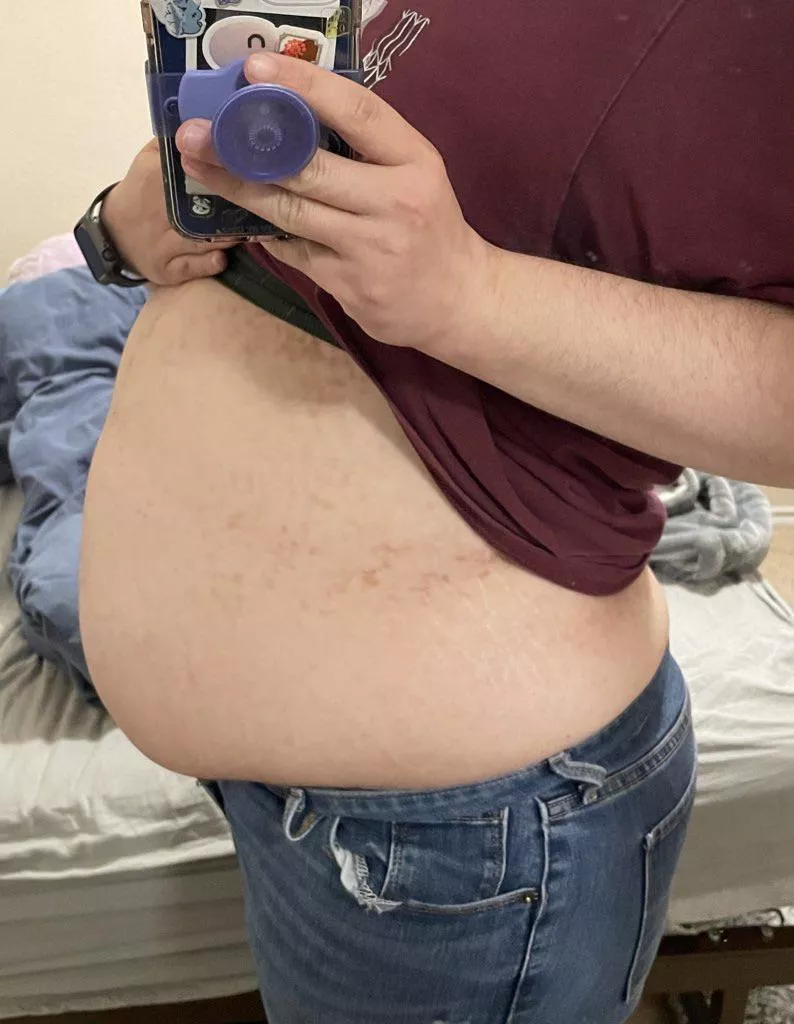 Ate a ton and really pushed myself but I always forget to take before pics