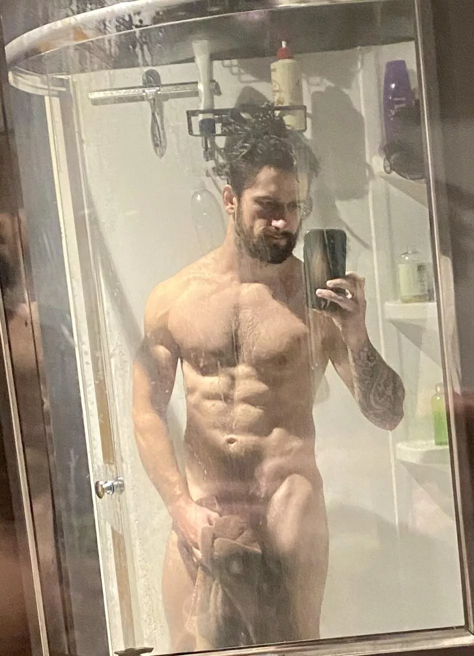 By popular demand, a steamy shower pic