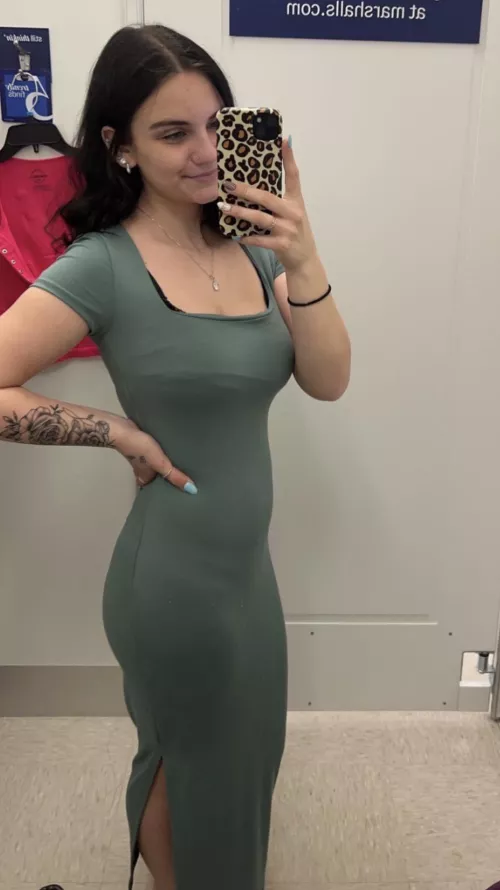 Change room selfie