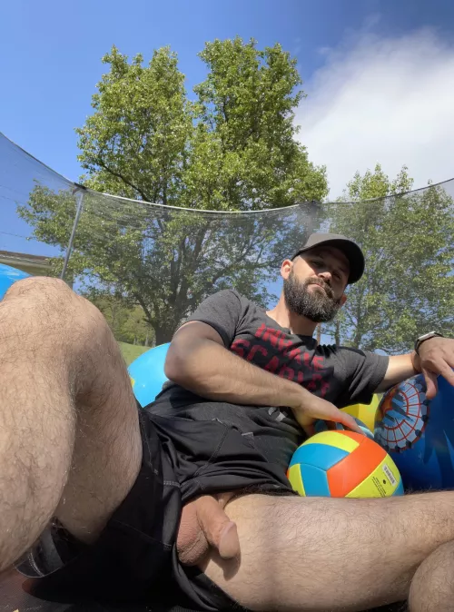 Come jump with daddy, or on daddy[37]