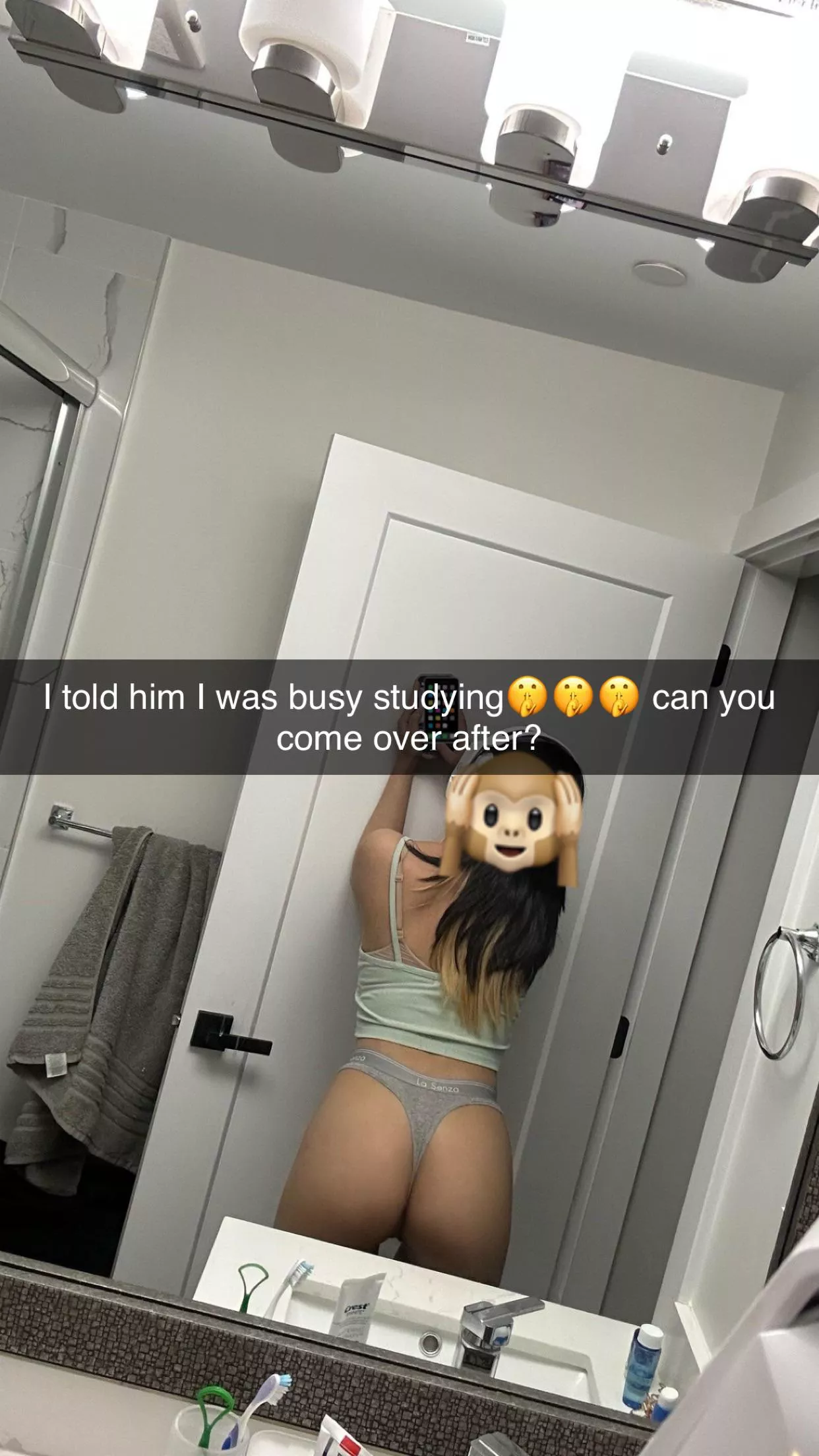 (F18 asian) sorry babe, I’m busy studying tonight 🥺
