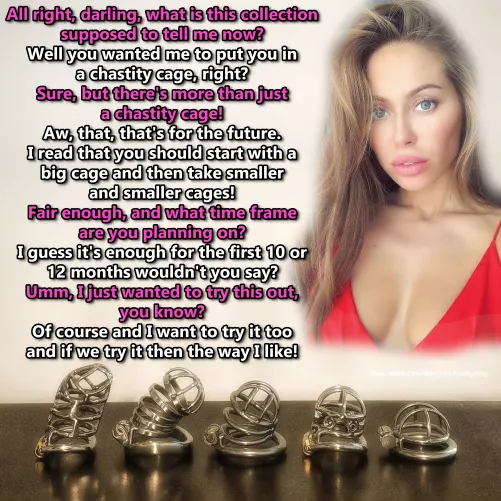 Get used to the fact that she will be calling the shots from now on!