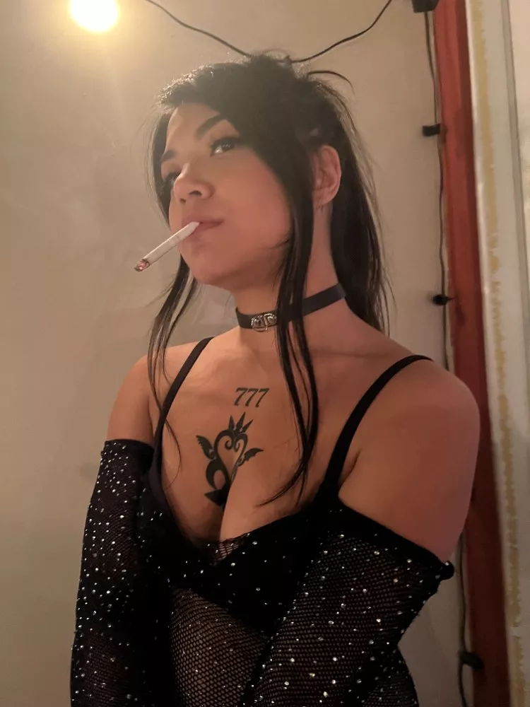 Hey handsome, mind if I smoke?