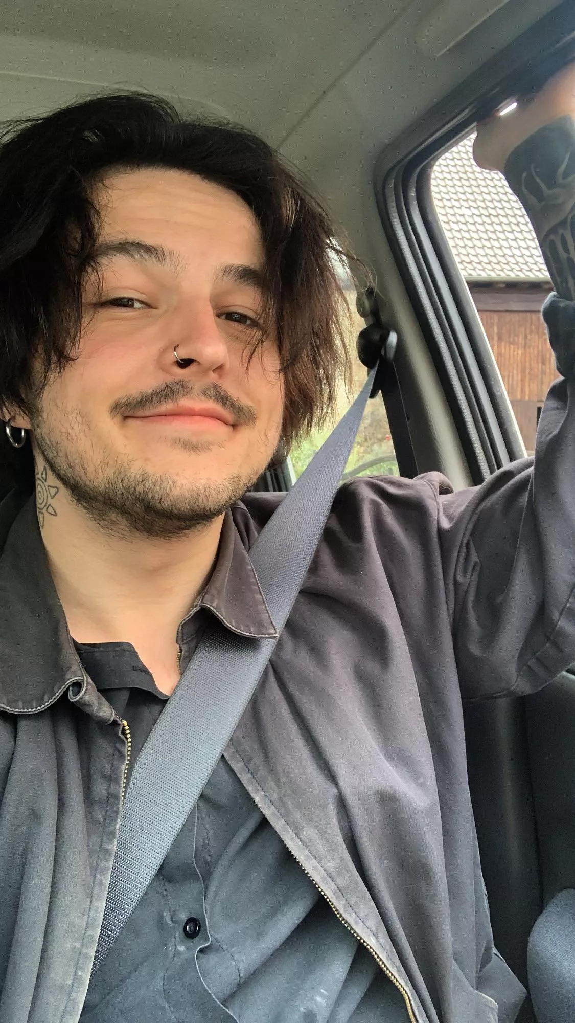 i drove for the first time!!